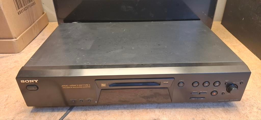 Sony Minidisc MDS-JE480 MDLP Minidisc-recorder, Audio, Tv en Foto, Walkmans, Discmans en Minidiscspelers, Ophalen, Minidisc-recorder