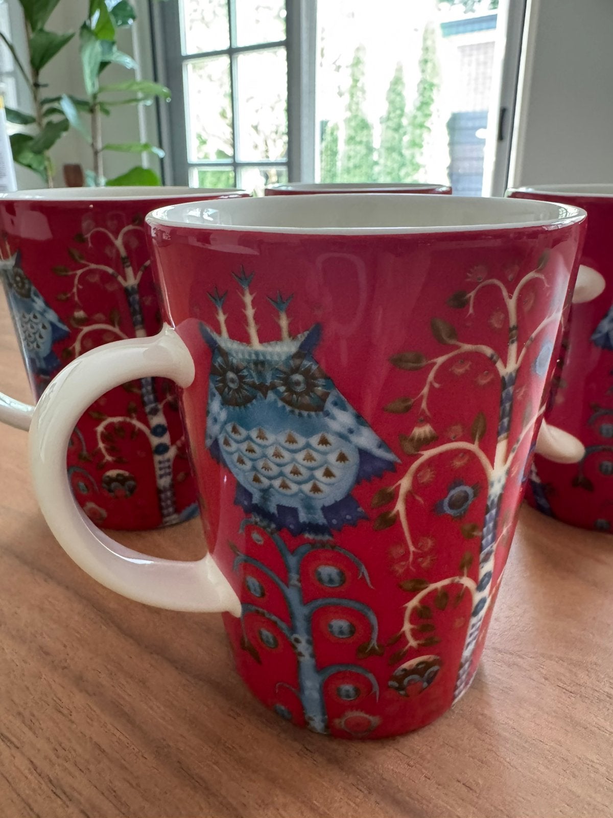 4 x IITTALA TAIKA MOK, Zo goed als nieuw, Overige stijlen, Porselein, Mok