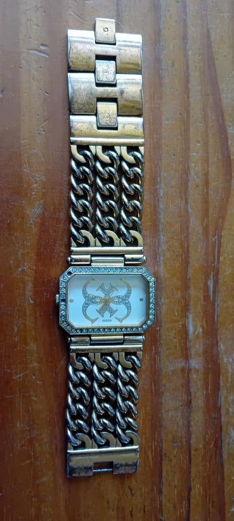 Guess dameshorloge, Ophalen of Verzenden, Zo goed als nieuw, Staal, Guess