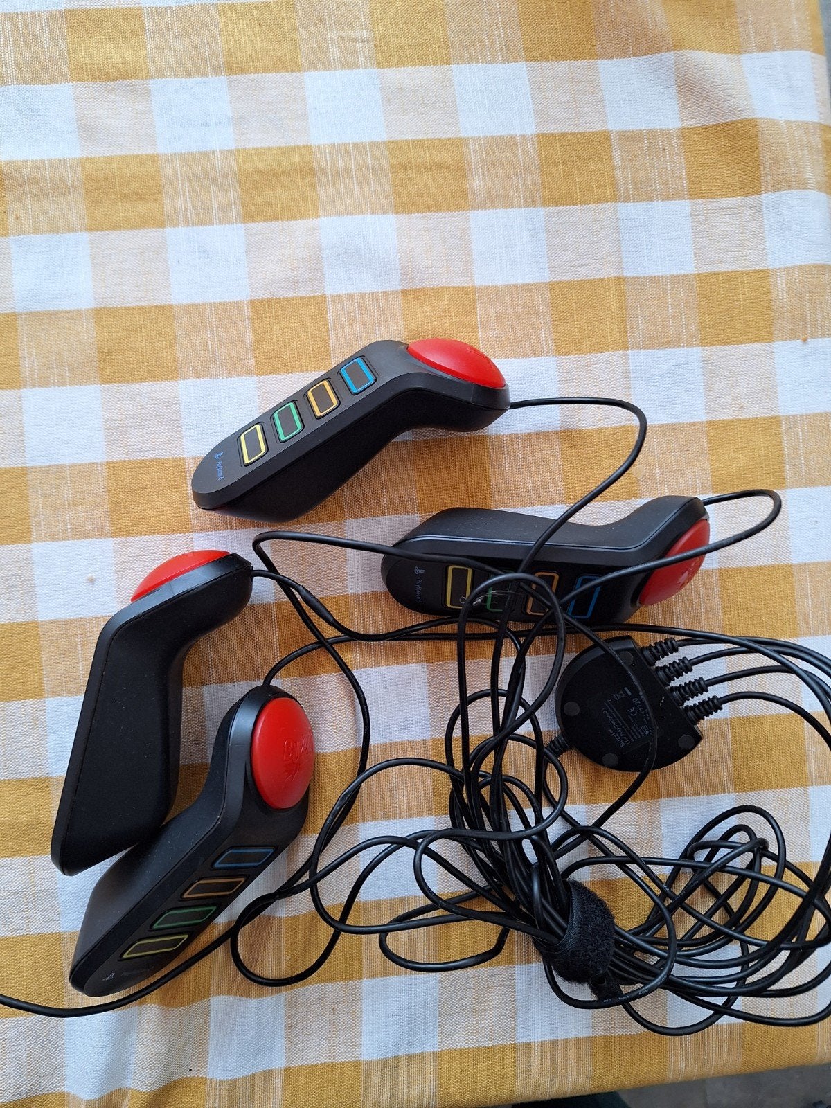 Buzz! Quiz Controllers voor PlayStation 2 (4 stuks), Ophalen of Verzenden, Gebruikt, Met 3 controllers of meer