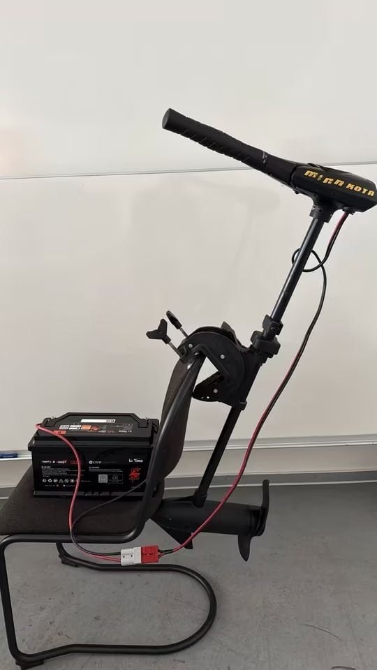 Minn Kota Traxxis 55 lbs elektromotor 12V z.g.a.n., Watersport en Boten, Ophalen of Verzenden, Gebruikt, Complete set