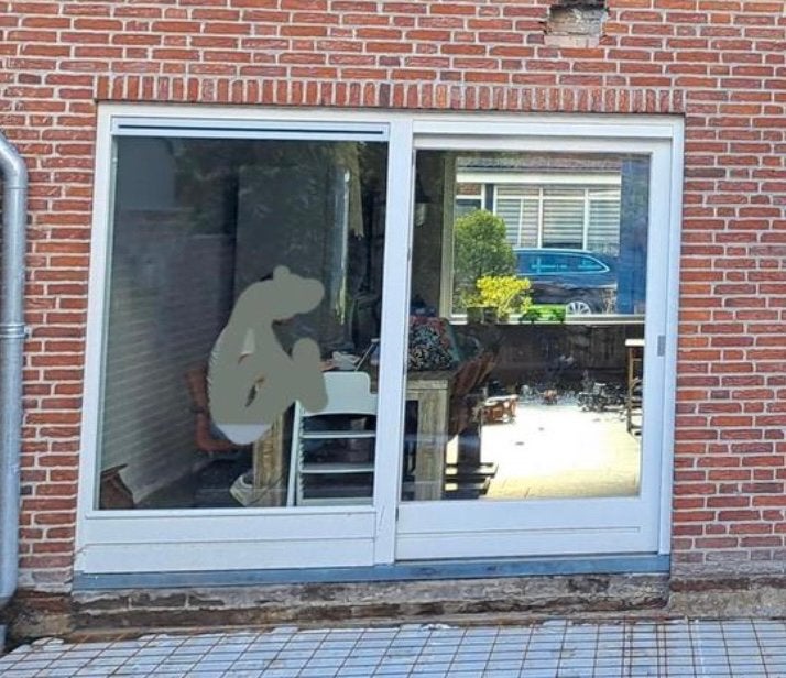 Houten schuifpui HR++, Doe-het-zelf en Verbouw, Kozijnen en Schuifpuien, Ophalen, Gebruikt, 225 cm of meer, 150 tot 225 cm