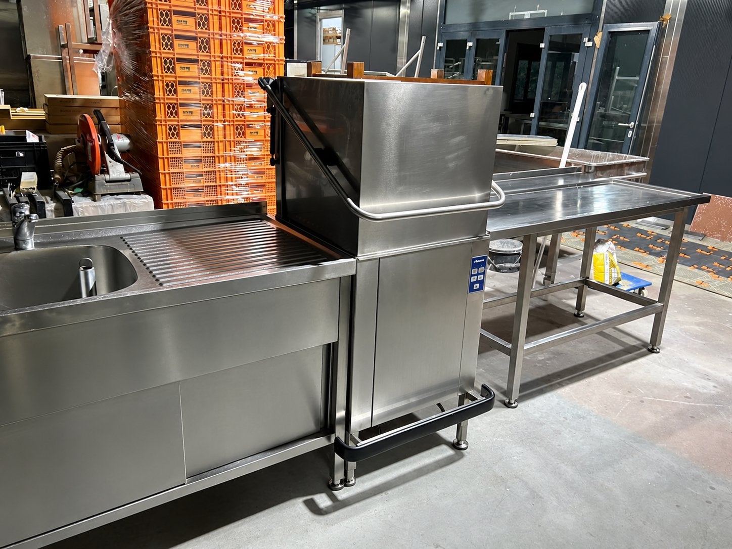 Horeca Rhima WD-6E doorschuifvaatwasser, Ophalen, Gebruikt