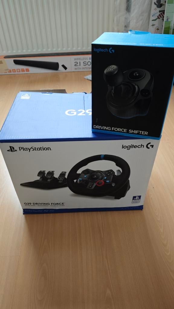 Logitech G29 met shifter, Computers en Software, Joysticks, Ophalen of Verzenden, Zo goed als nieuw, Logitech