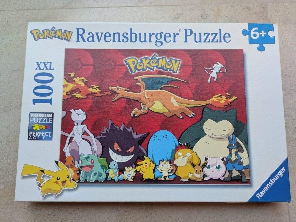 Ravensburger Pokémon Legpuzzel 100 XXL stukjes, Hobby en Vrije tijd, Ophalen of Verzenden, Minder dan 500 stukjes, Gebruikt, Legpuzzel