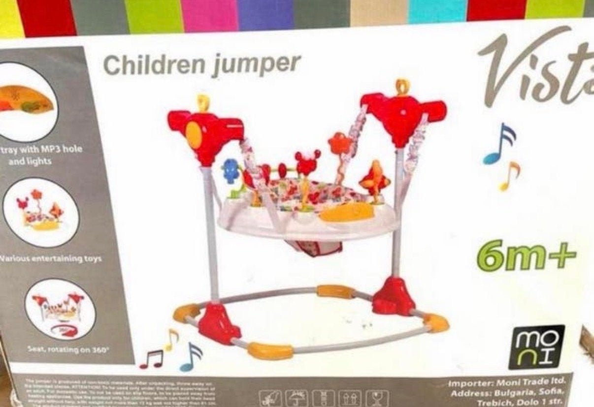 Jumper springstoel baby met licht en geluid, Ophalen of Verzenden, Zo goed als nieuw, Overige typen, Met licht