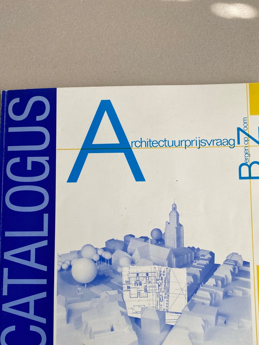 Catalogus Architectuur prijsvraag Bergen op Zoom, Ophalen of Verzenden, Zo goed als nieuw, Architectuur algemeen