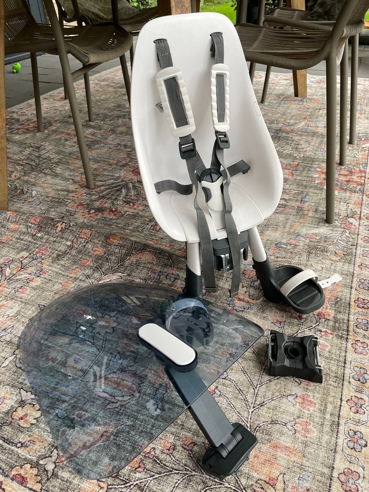 Goede staat Urban Iki voorzitje met windscherm + adapter, Ophalen, Voorzitje, 0 t/m 13 kg, Gebruikt
