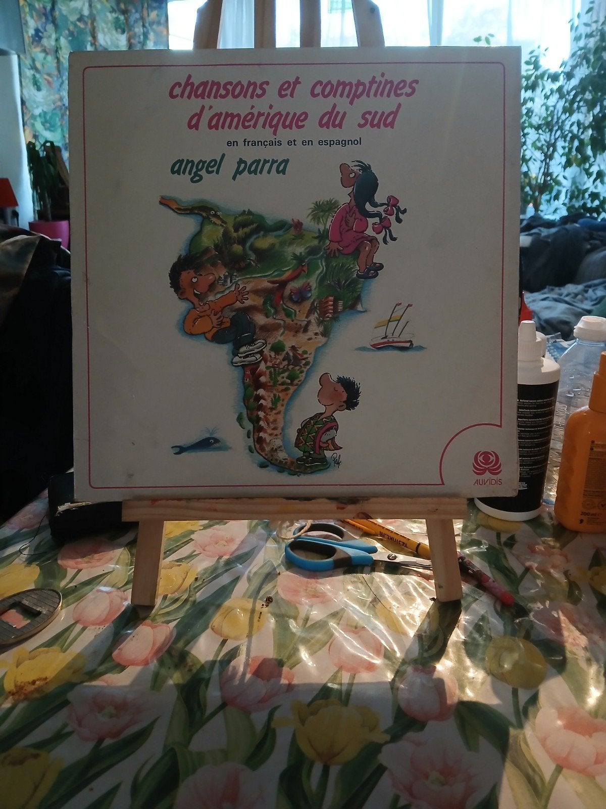 Angel Parra - Chansons et Comptines d'Amérique du Sud, Ophalen of Verzenden, Gebruikt, 12 inch