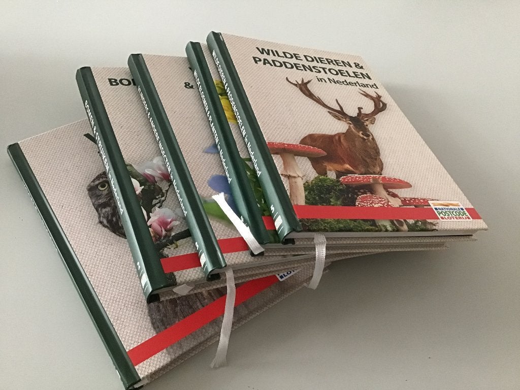 Natuurboekjes postcode loterij 5x, Boeken, Ophalen of Verzenden, Nieuw