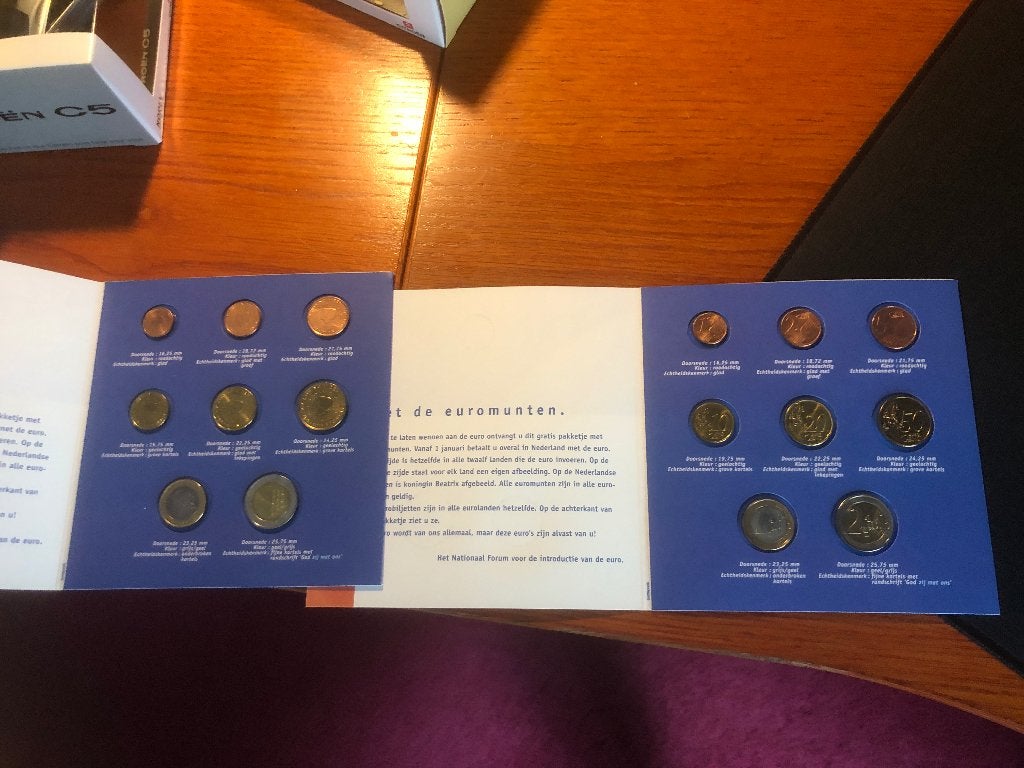 3 sets Euro kennismakingsset 2002, Ophalen of Verzenden, Koningin Beatrix, Overige waardes, Setje