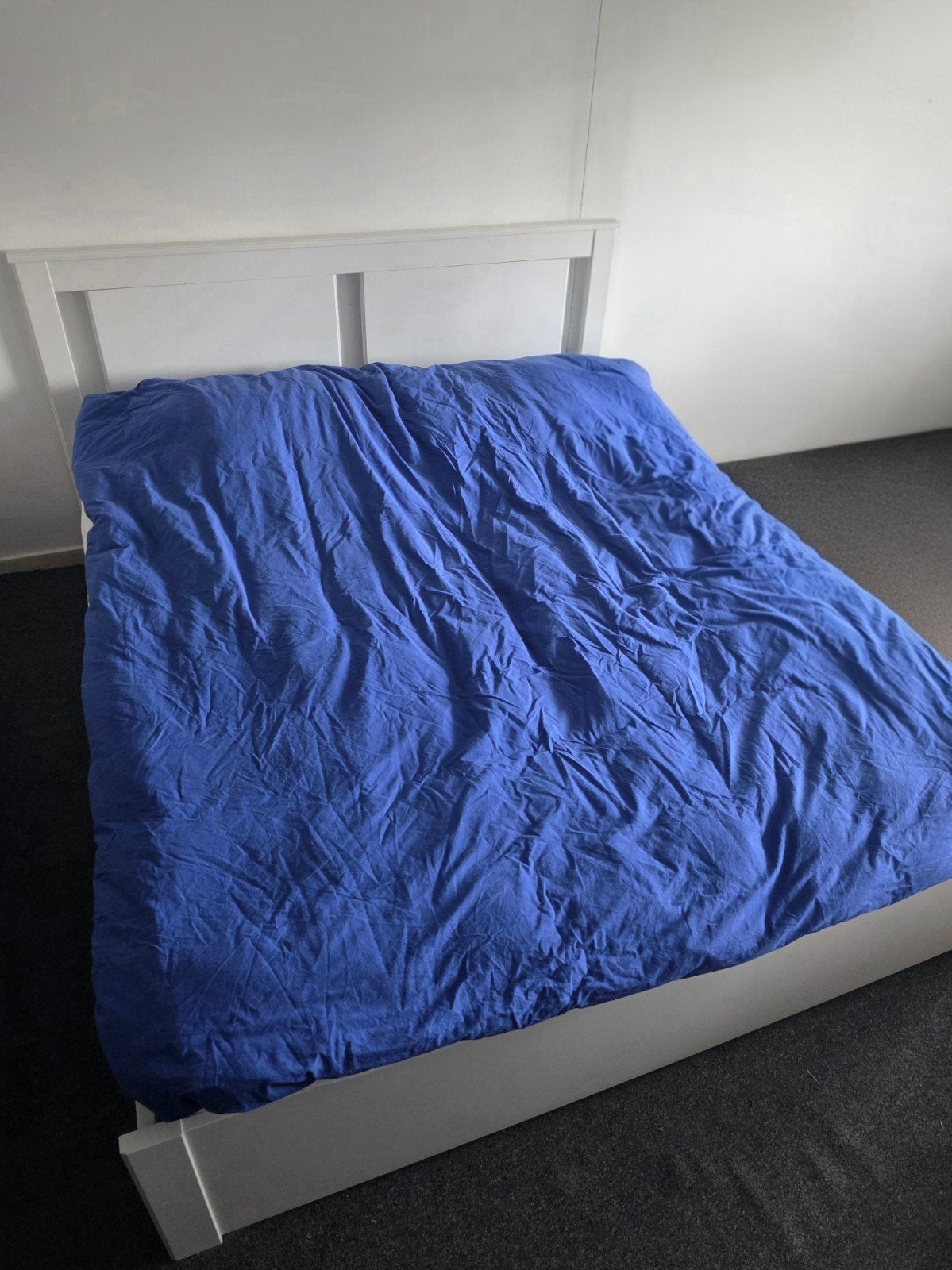 IKEA Songesand bedframe 160x200 cm wit met lades, Gebruikt, Wit, Tweepersoons, Ophalen of Verzenden