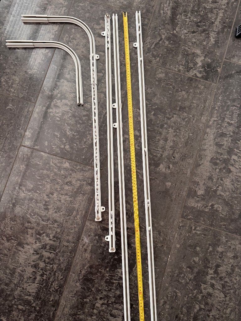 Gordijn rails 240 cm, Huis en Inrichting, Ophalen, Gebruikt, Gordijn