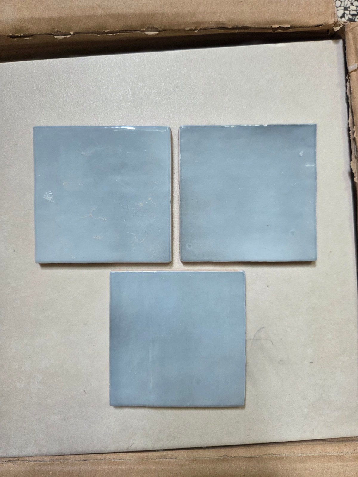 Lichtblauwe wandtegels - Nieuwstaat, Ophalen, Minder dan 20 cm, Minder dan 20 cm, Minder dan 5 m²