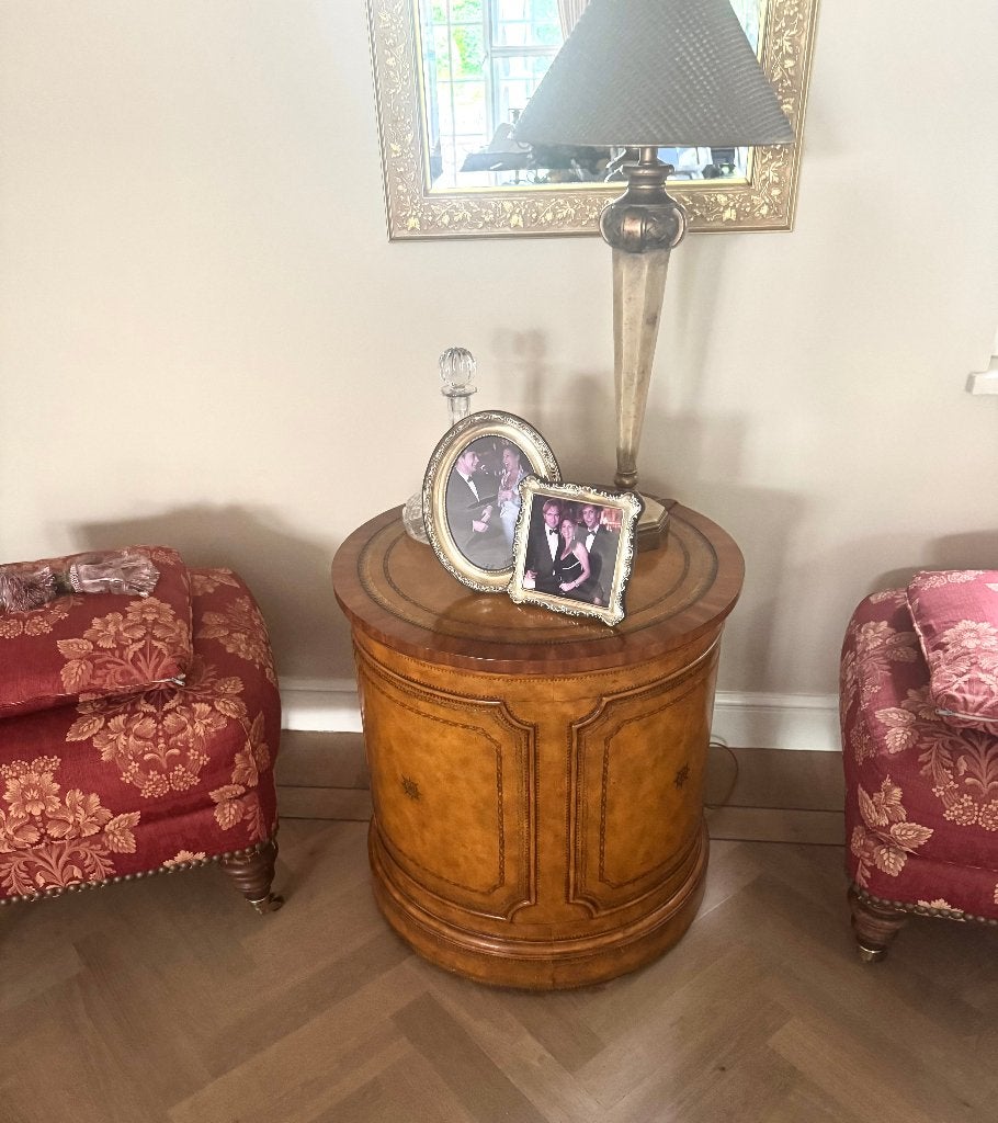 Sandhurst Drum Table – Exclusieve Engelse Bijzettafel, Antiek en Kunst, Ophalen