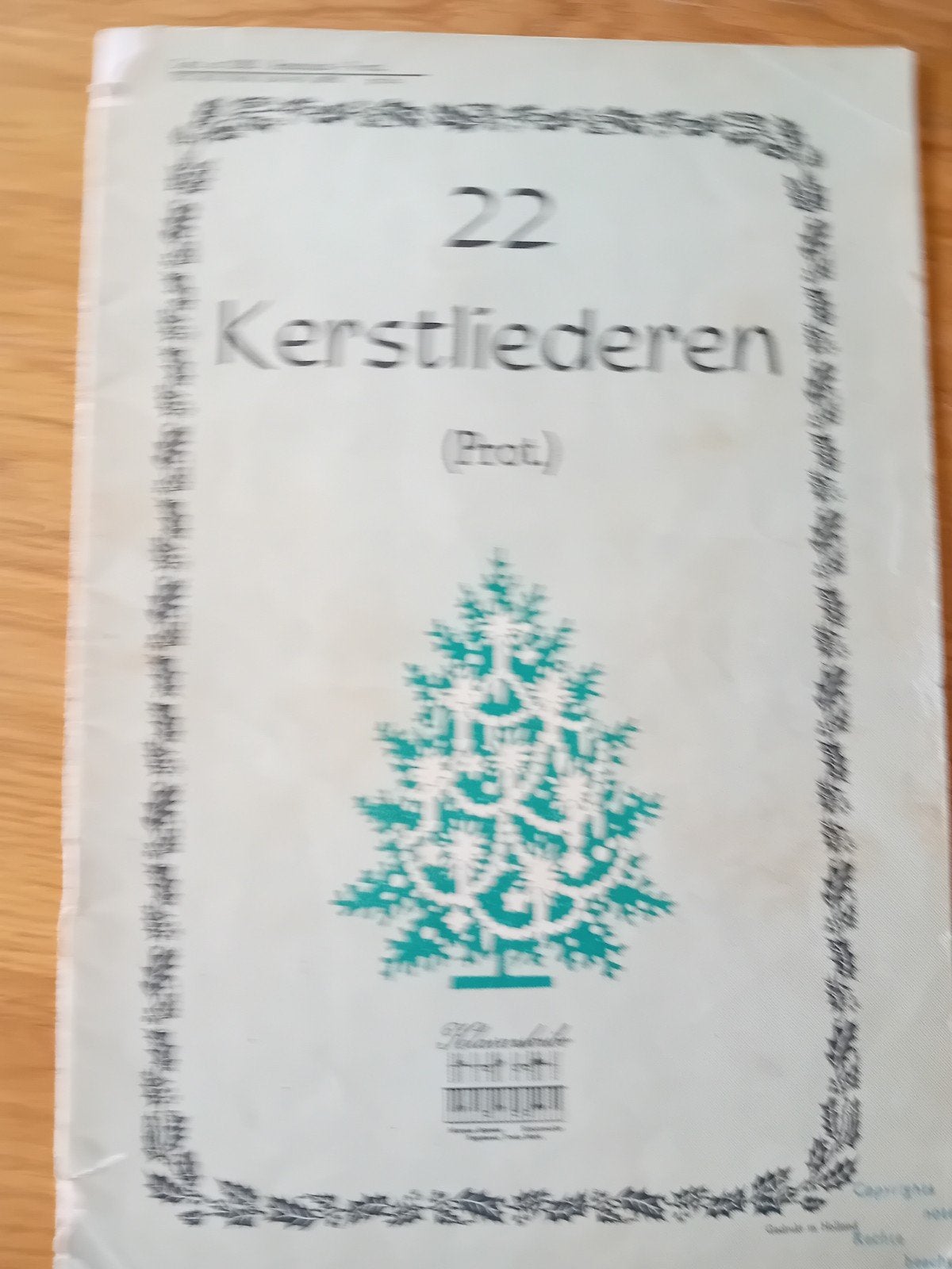22 kerstliederen, Orgel, Gebruikt, Ophalen of Verzenden, Religie en Gospel