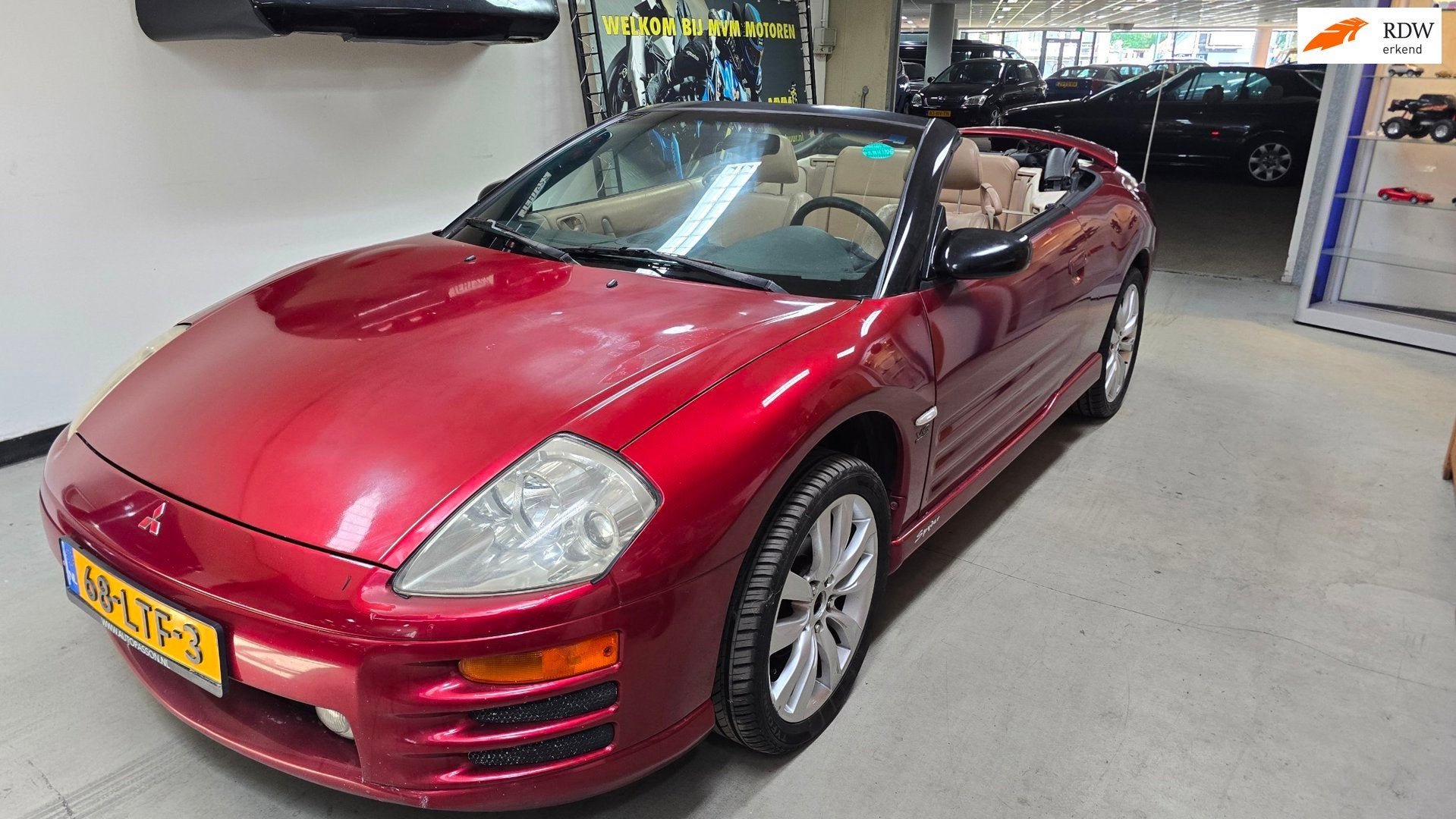 Mitsubishi MITSUBISHI ECLIPSE NIEUWE APK! Automaat! CABRIOLE, Auto's, Mitsubishi, Automaat, Gebruikt, 1295 kg, Overige carrosserieën