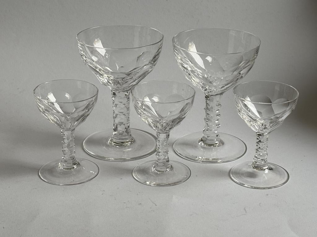 glazen Sexago, W.J. Rozendaal, Antiek en Kunst, Ophalen of Verzenden