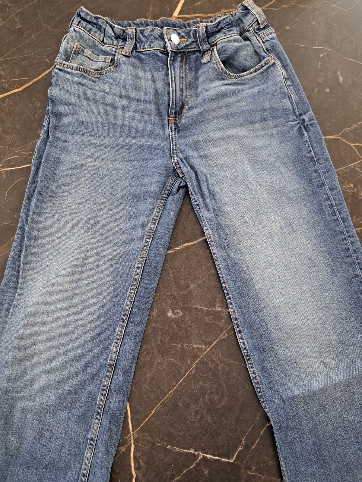 H&M Baggy Jeans meisjes - Maat 158, Kinderen en Baby's, Broek, Meisje, H&M, Ophalen of Verzenden