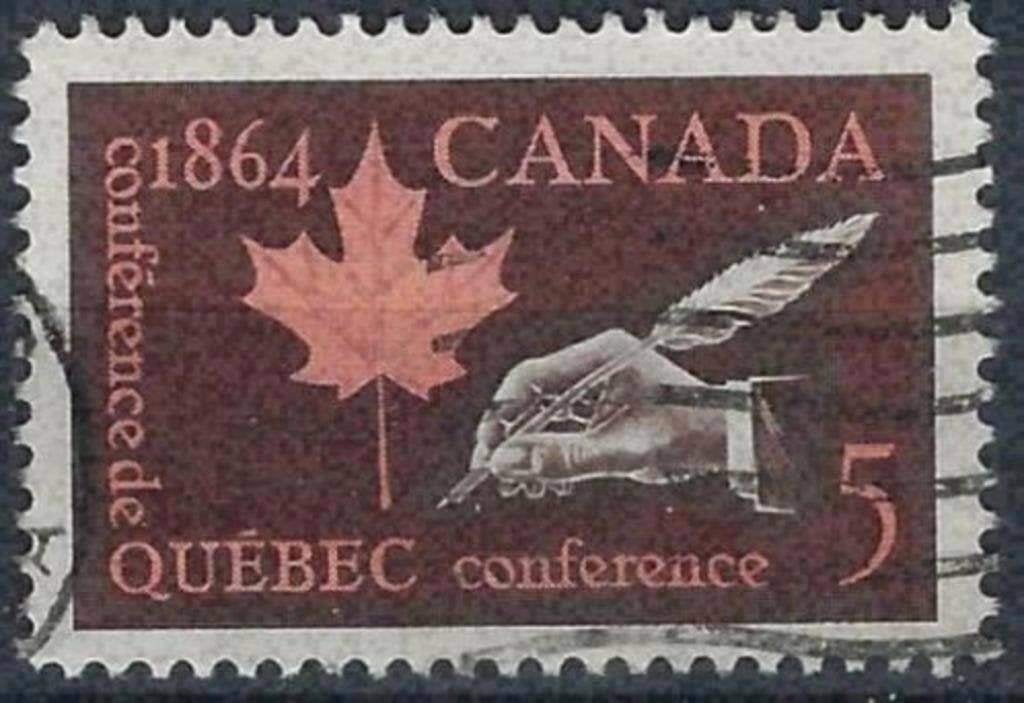 Canada 1964 - Yvert 357 - 100j Quebec conferentie (ST), Verzenden, Gestempeld, Noord-Amerika