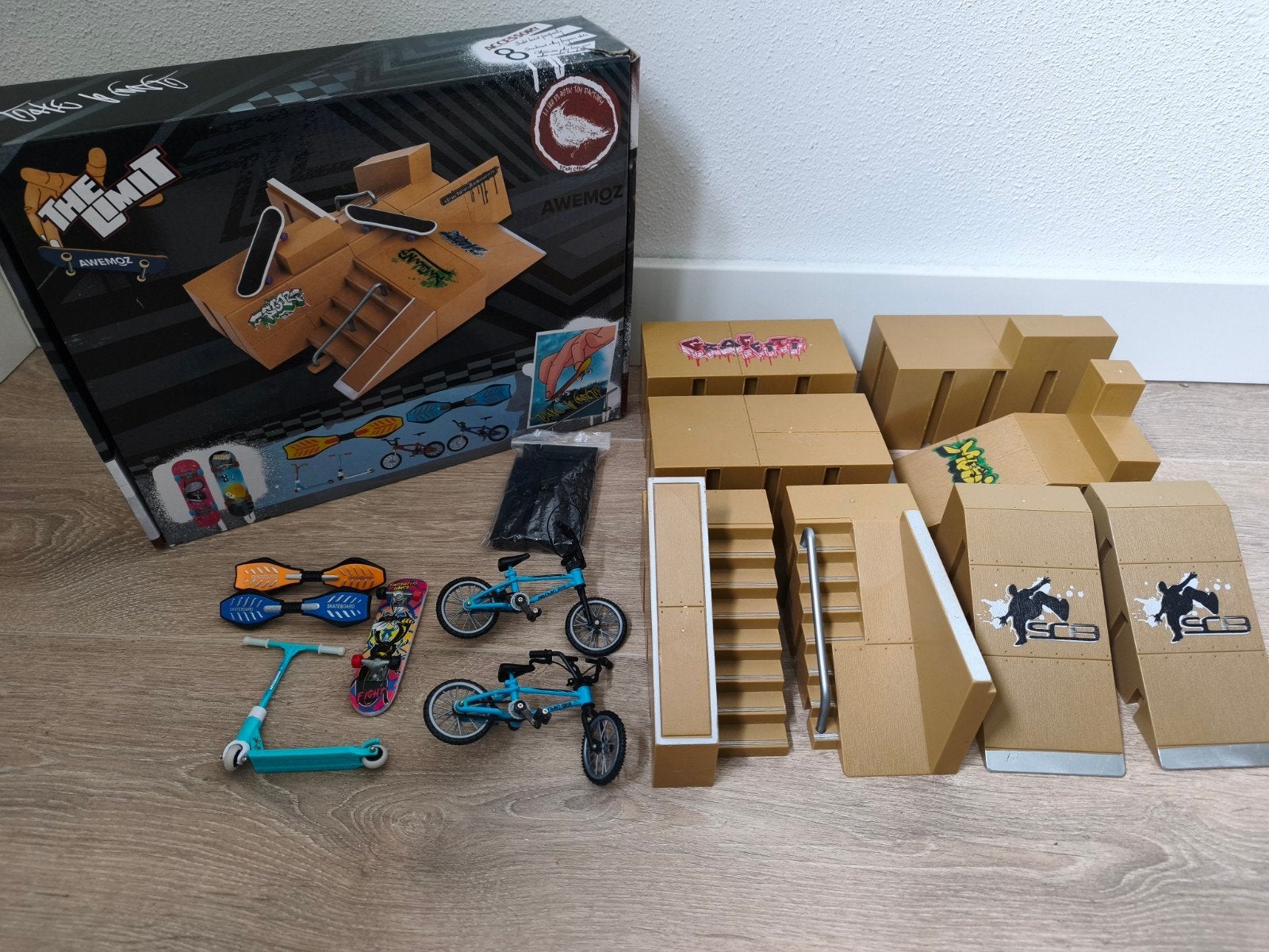 Vinger skateboard park, Ophalen of Verzenden, Gebruikt