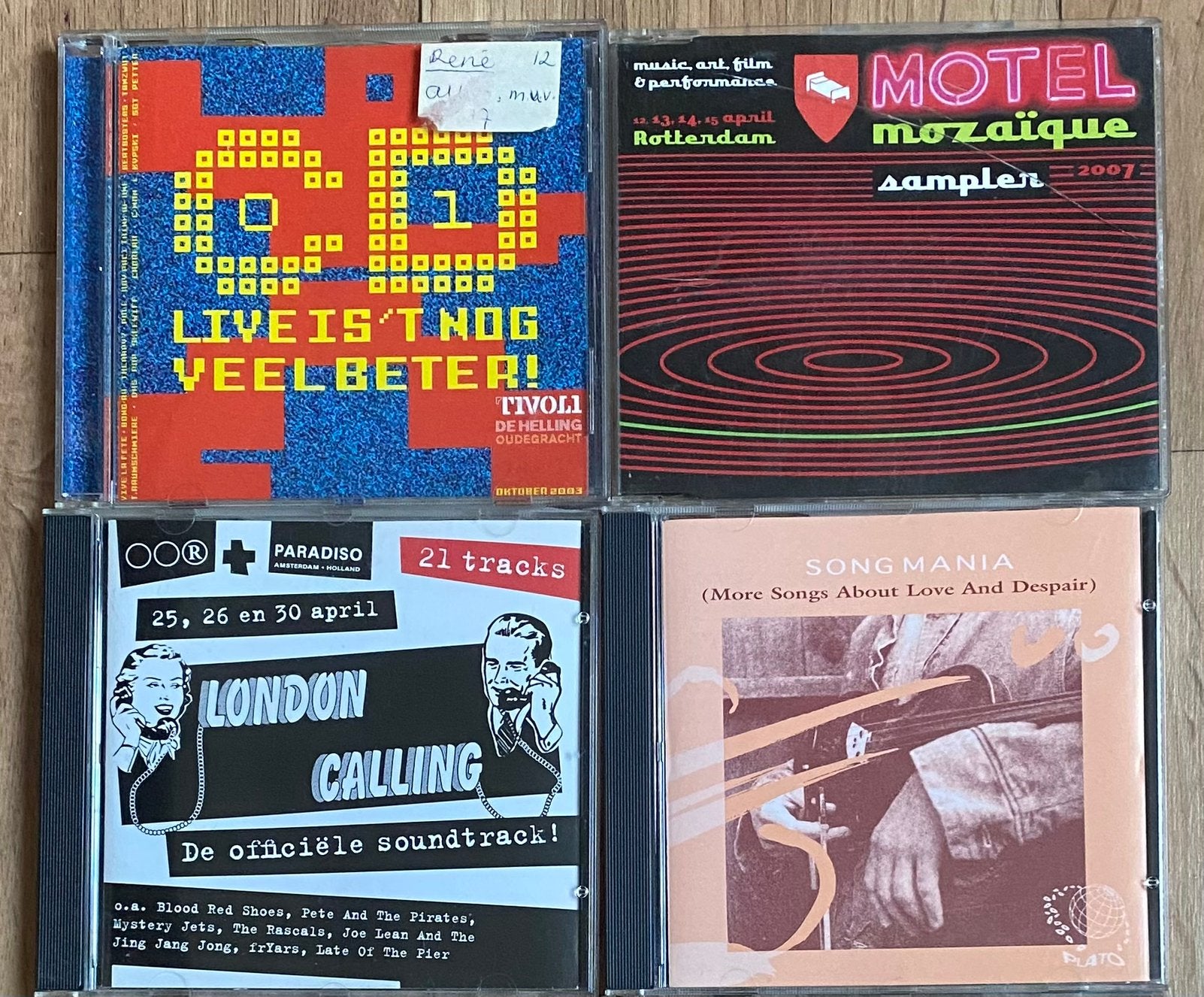 4 VERZAMEL CD’s ( Pop Rock Electro ), Gebruikt, Verzenden, Inclusief doosje, Verzamelalbum