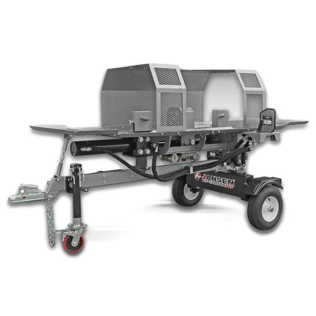 Jansen houtklover HS-20DS55pro – 20 ton, 55 cm, benzine, Benzine, Jansen, Liggend, Nieuw