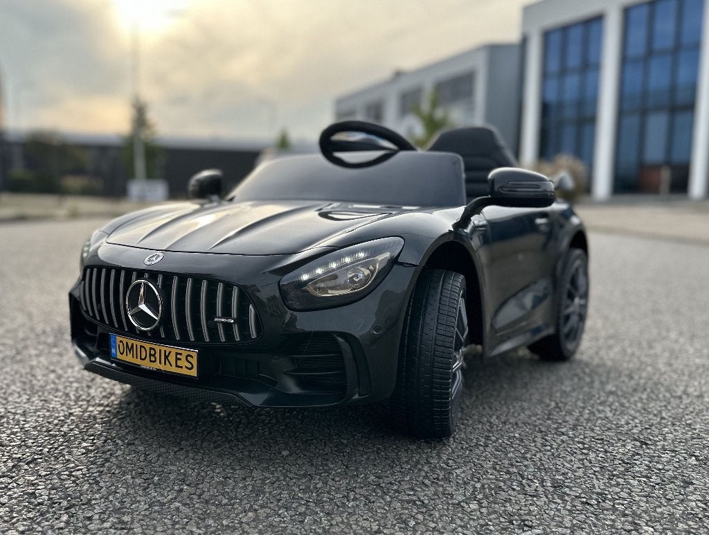 Mercedes-Benz GT-R AMG zwart 12V Afstandsbediening, MP3, AUX, Nieuw