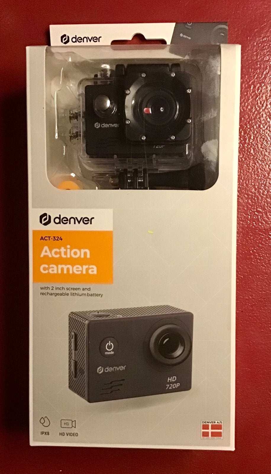Denver ACT-324 Action Camera, Ophalen of Verzenden, Nieuw, Overige merken