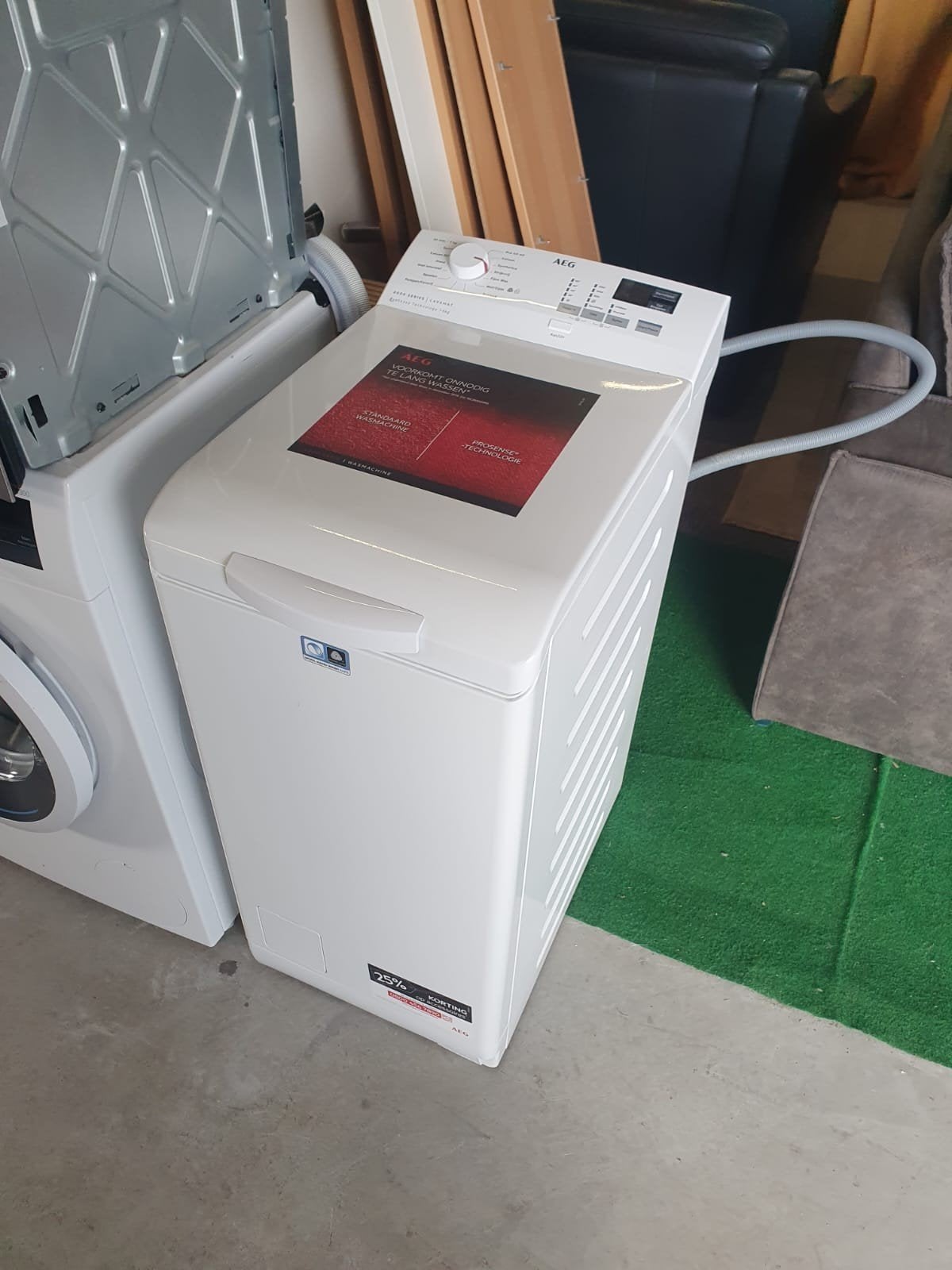 wasmachine, Ophalen of Verzenden, Zo goed als nieuw, Minder dan 60 m³, 3 snelheden of meer