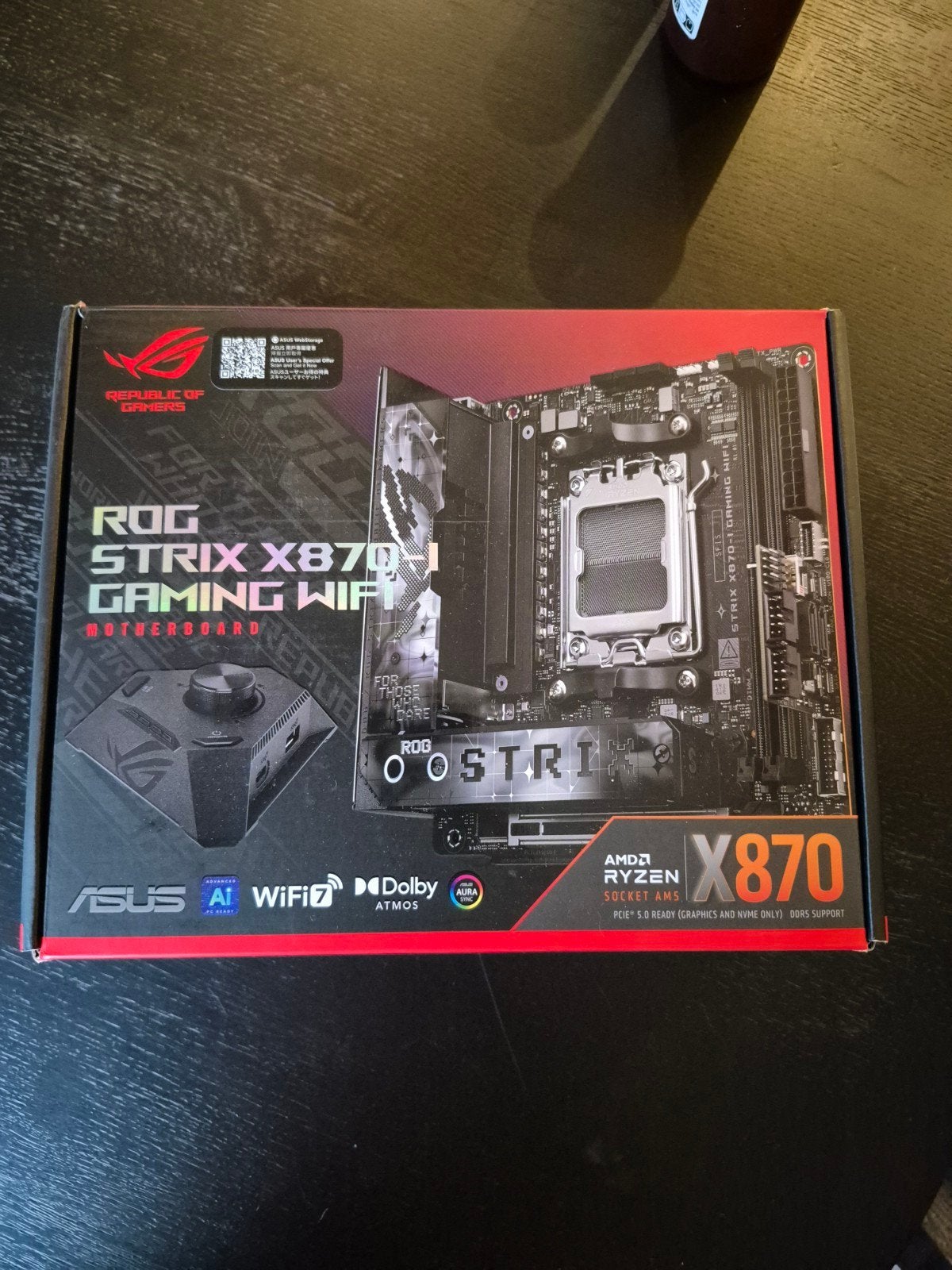 ASUS ROG STRIX X870-I GAMING WIFI, Ophalen of Verzenden, Nieuw, AMD, DDR5