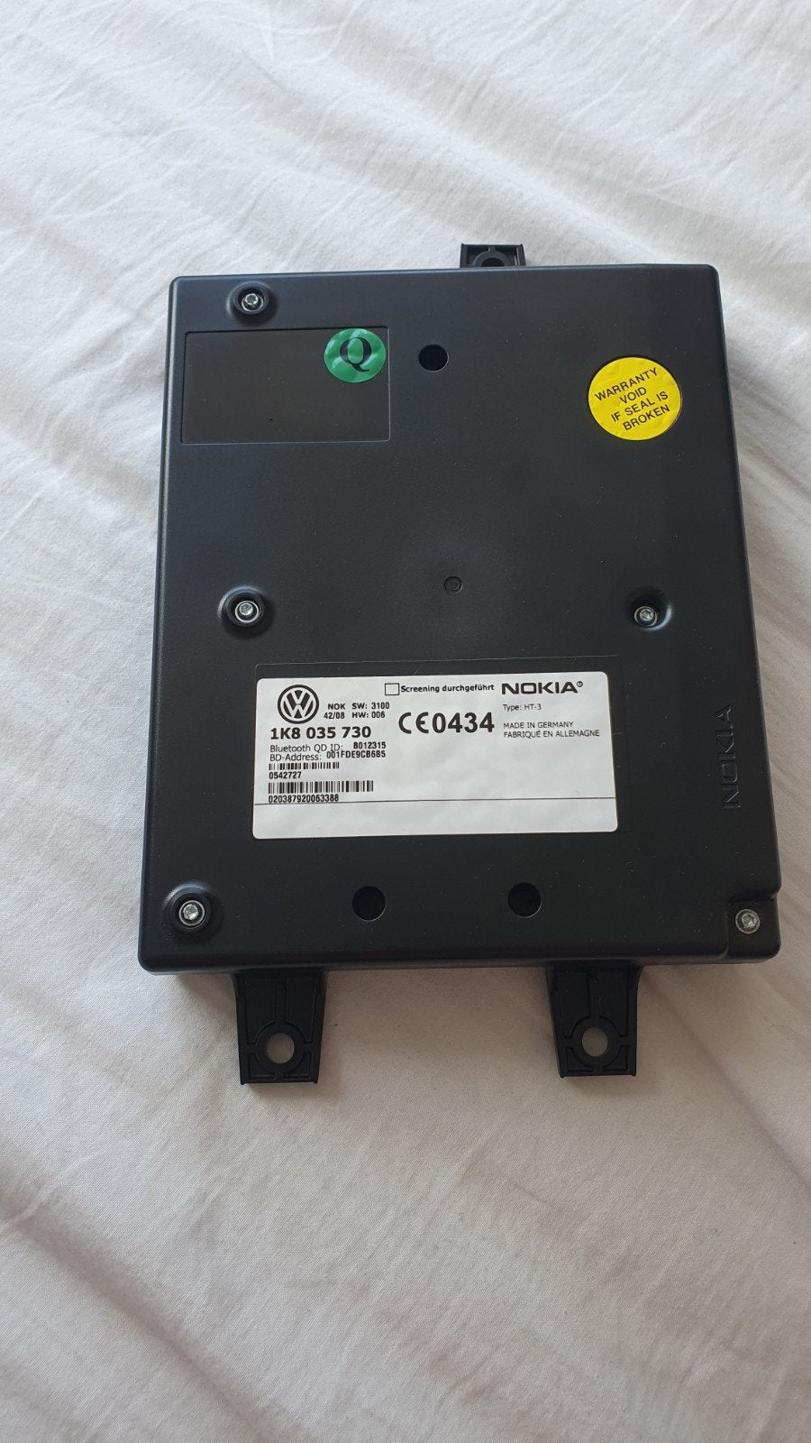 Originele Volkswagen Bluetooth Module Nokia HT-3 1K8035730, Ophalen of Verzenden, Nieuw, Volkswagen