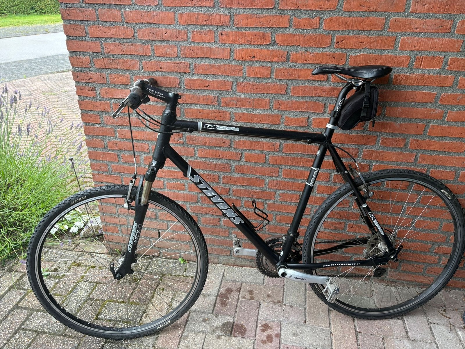 Stevens Herenfiets Hybride Crossbike - Zwart, Goede Staat, Fietsen en Brommers, Fietsen | Heren | Sportfietsen en Toerfietsen