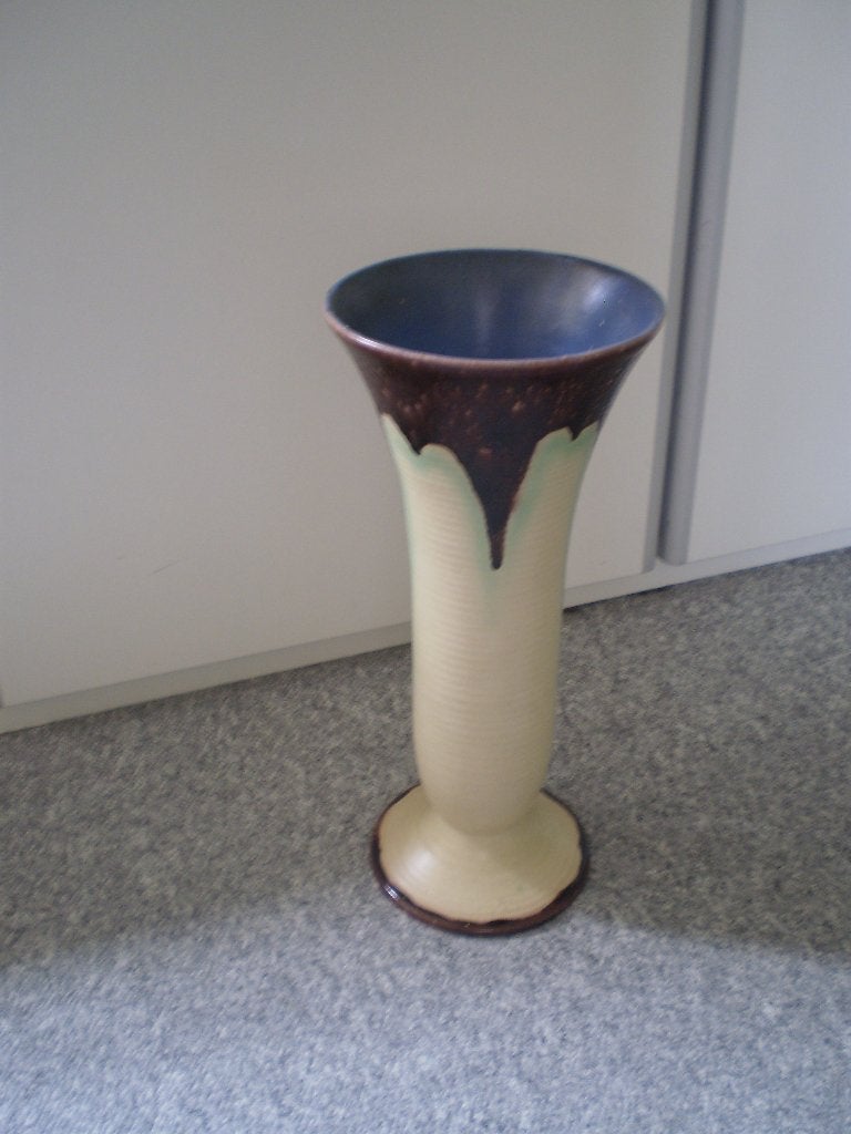 Vaas Druipglazuur Zuid Holland Gouda, Antiek en Kunst, Ophalen of Verzenden