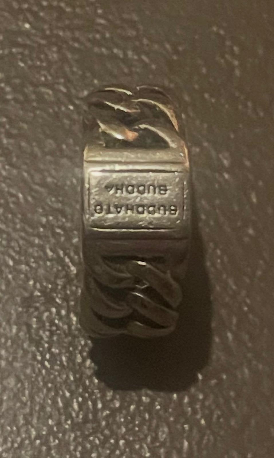 Buddha to Buddha ring, maat 16, zilver 925, Ophalen, Gebruikt, Kleiner dan 17, Dame of Heer