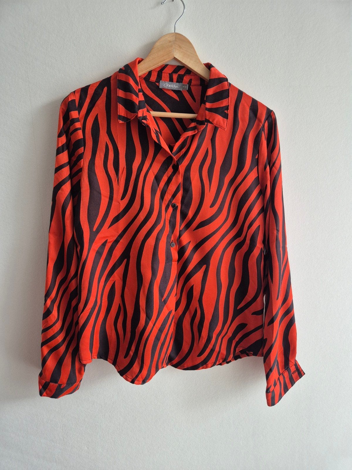 geisha dames blouse, maat 38, Maat 38/40 (M), Geisha, Oranje, Ophalen of Verzenden