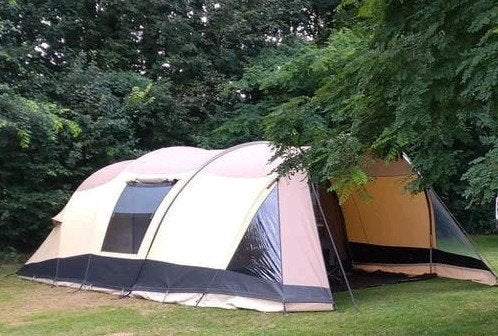 Baco 4000 - Fijne stormvaste familietent, Caravans en Kamperen, Tenten, Ophalen, Zo goed als nieuw, Tot en met 5