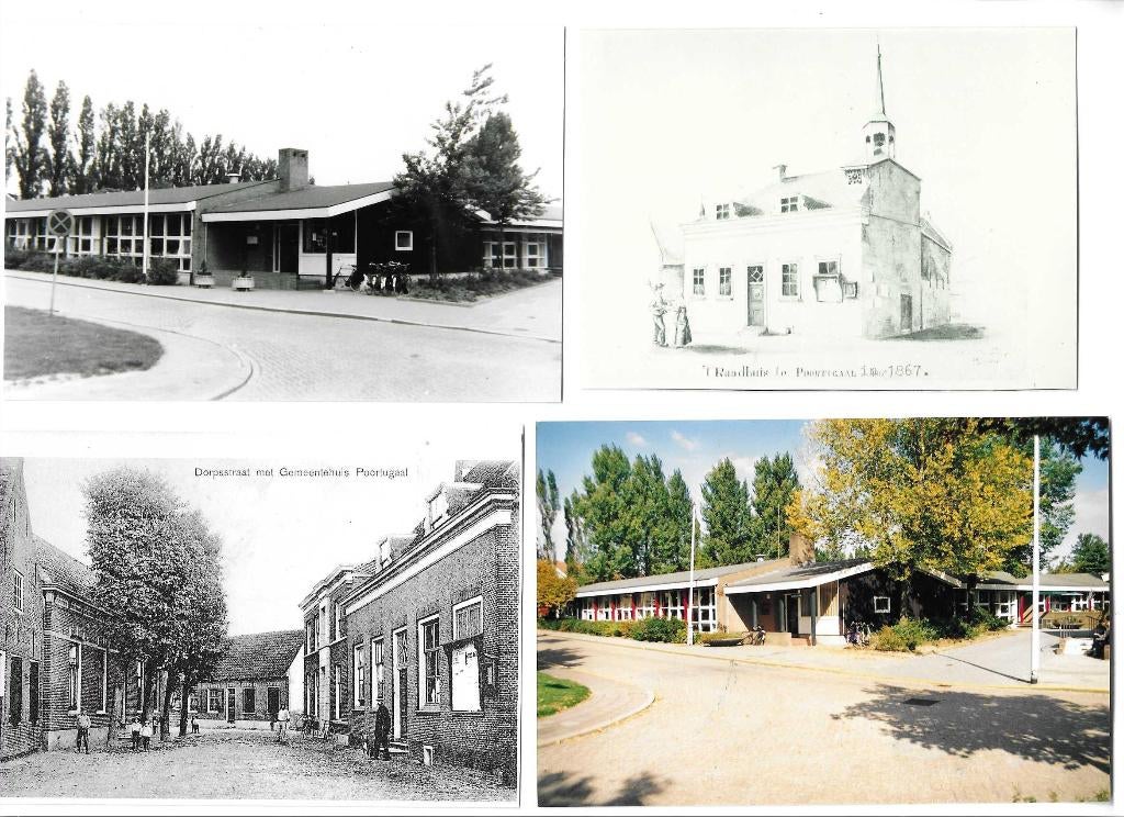poortugaal  3x  albrandswaard  ook apart, 1960 tot 1980, Verzenden, Foto, Zo goed als nieuw