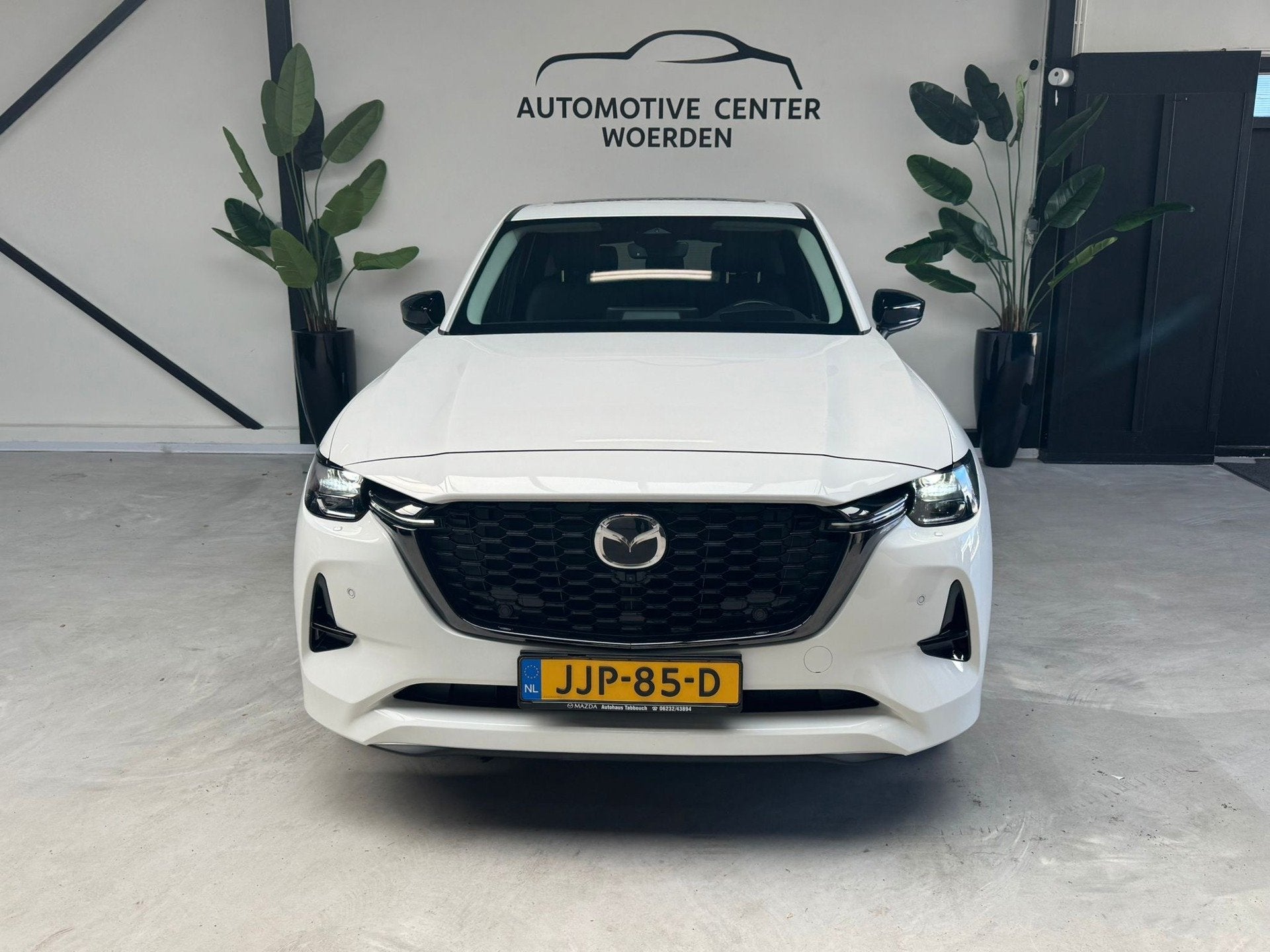 Mazda CX-60 2.5 e-SkyActiv PHEV Homura PANO VIRTUAL CAM STOE, Auto's, Mazda, Automaat, Gebruikt, 2500 kg, Wit