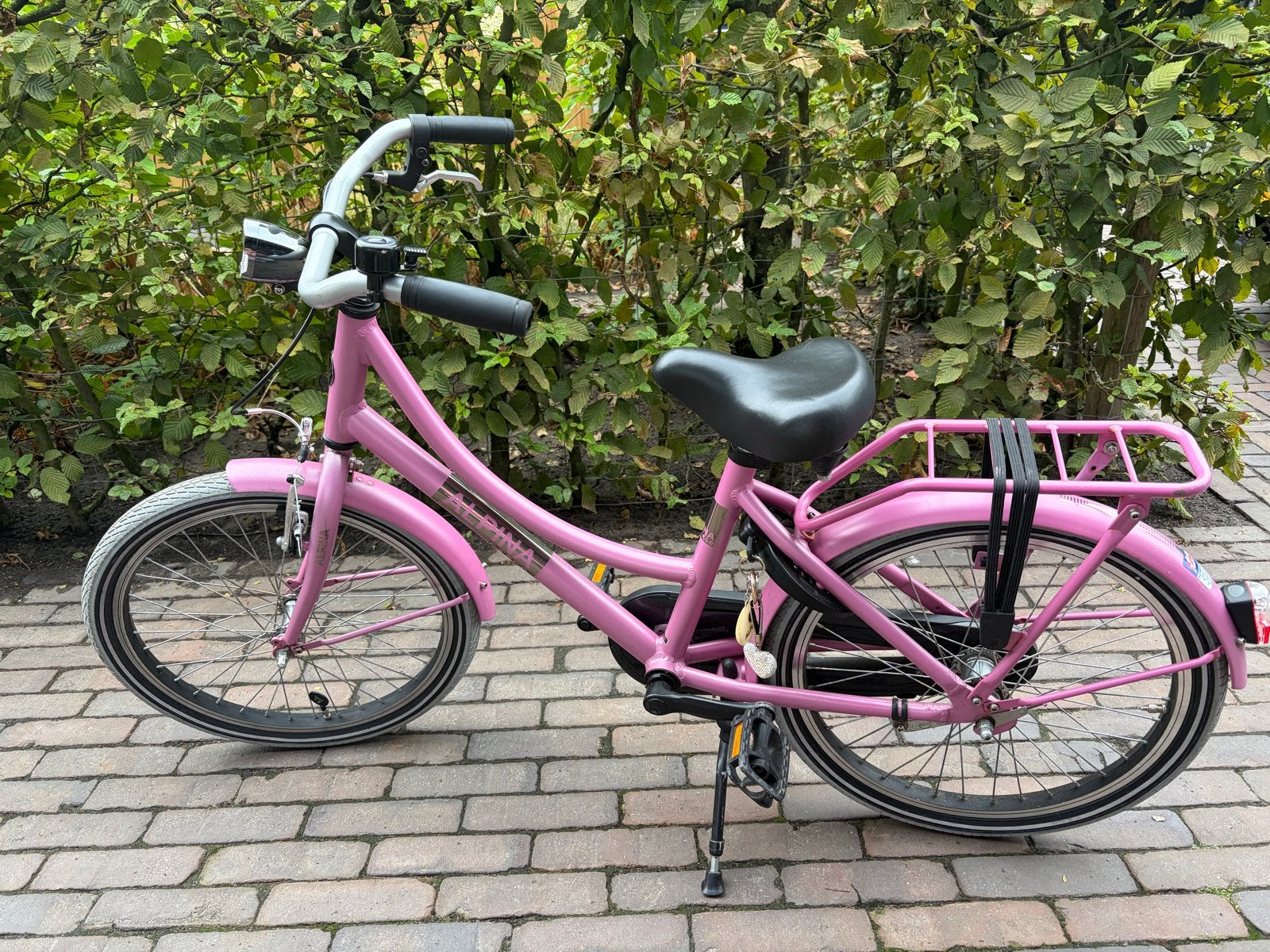 Alpina meisjesfiets 22 inch - Gebruikt met beschadigingen, Ophalen, Gebruikt, 22 inch