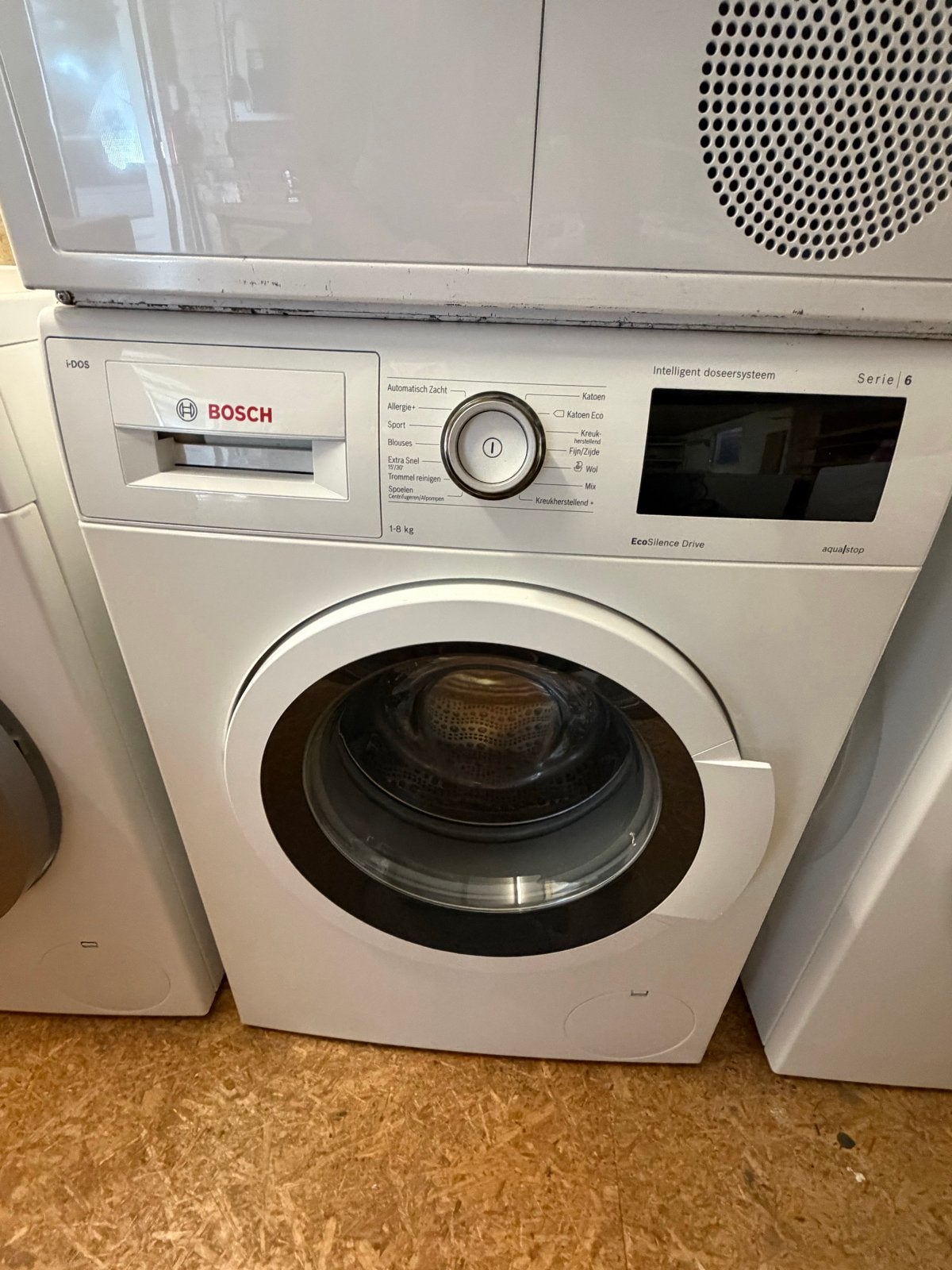 Bosch Serie 6 wasmachine en droger met i-DOS & XXL Trommels, 10 kg of meer, Ophalen, Gebruikt