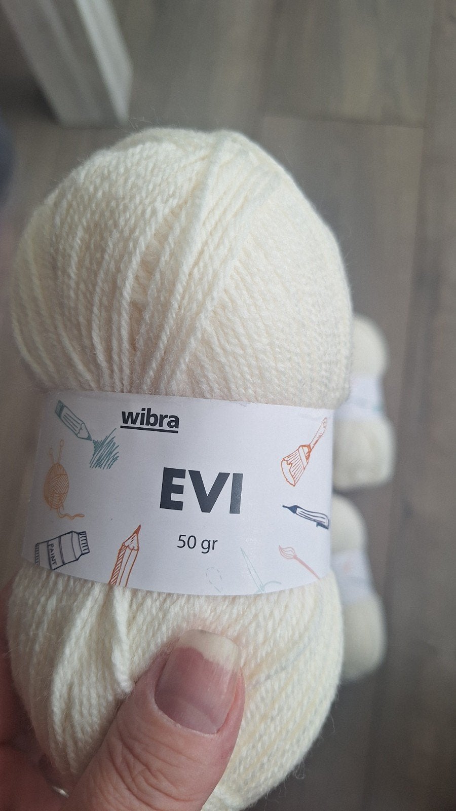 Wibra EVI Wol/Garen - 50 gram - Nieuw, Ophalen of Verzenden, Nieuw, Breien of Haken, Wol of Garen