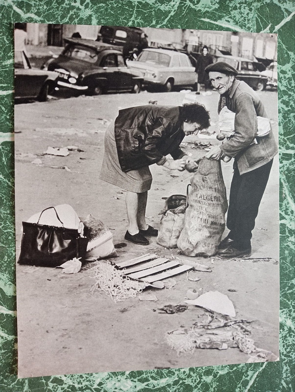 Fotogravure ca 1970, Ophalen of Verzenden, 1960 tot 1980, Gebruikt, Overige onderwerpen