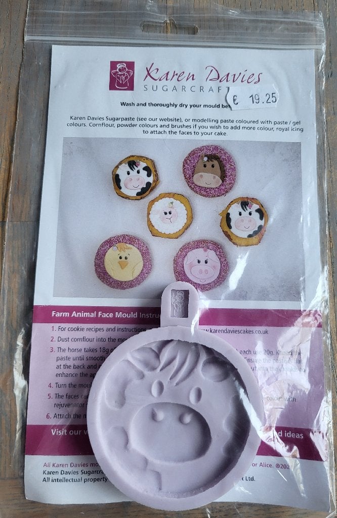 Nieuwe mould Karen Davies koe, Ophalen of Verzenden, Nieuw, Taarten, Bakvorm
