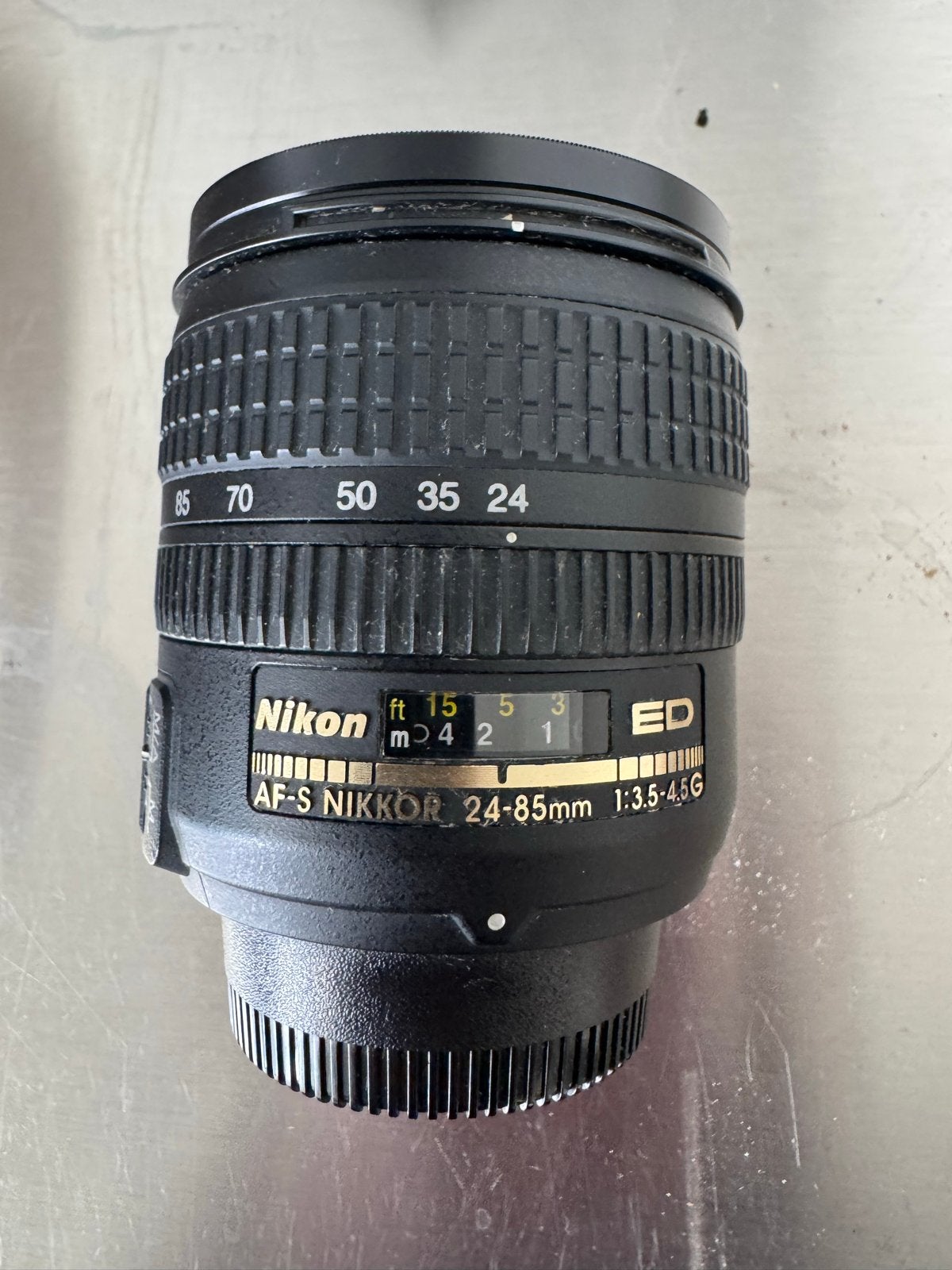Nikon AF-S NIKKOR 24-85mm 1:3.5-4.5G ED Lens, Ophalen, Gebruikt, Autofocus, Nikon