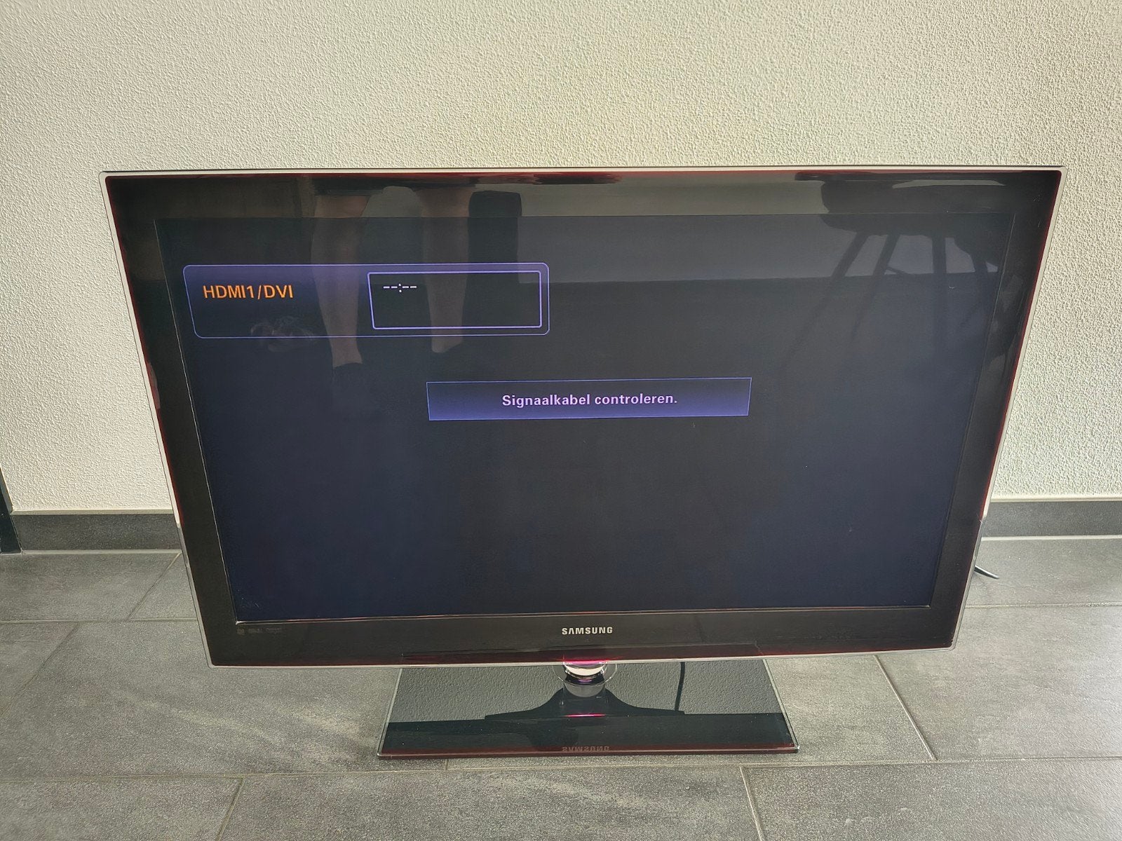 40" Samsung televisie, Ophalen, 50 Hz, LCD, Zo goed als nieuw