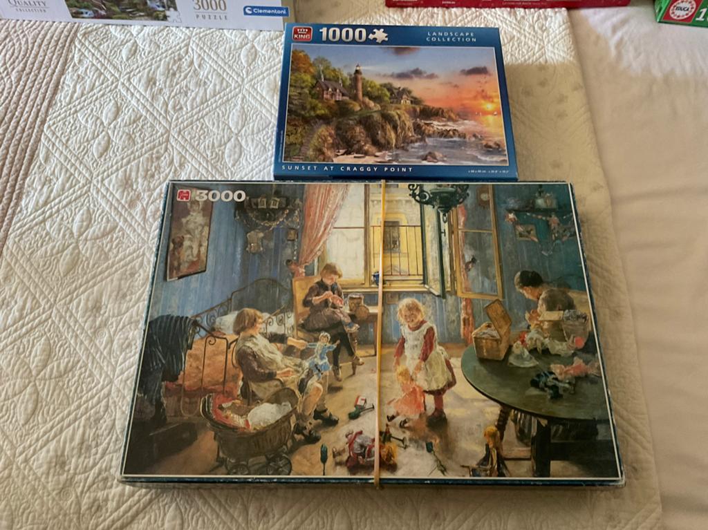 Jumbo puzzel 3000 stukjes + King puzzel gratis, Ophalen of Verzenden, Meer dan 1500 stukjes, Zo goed als nieuw