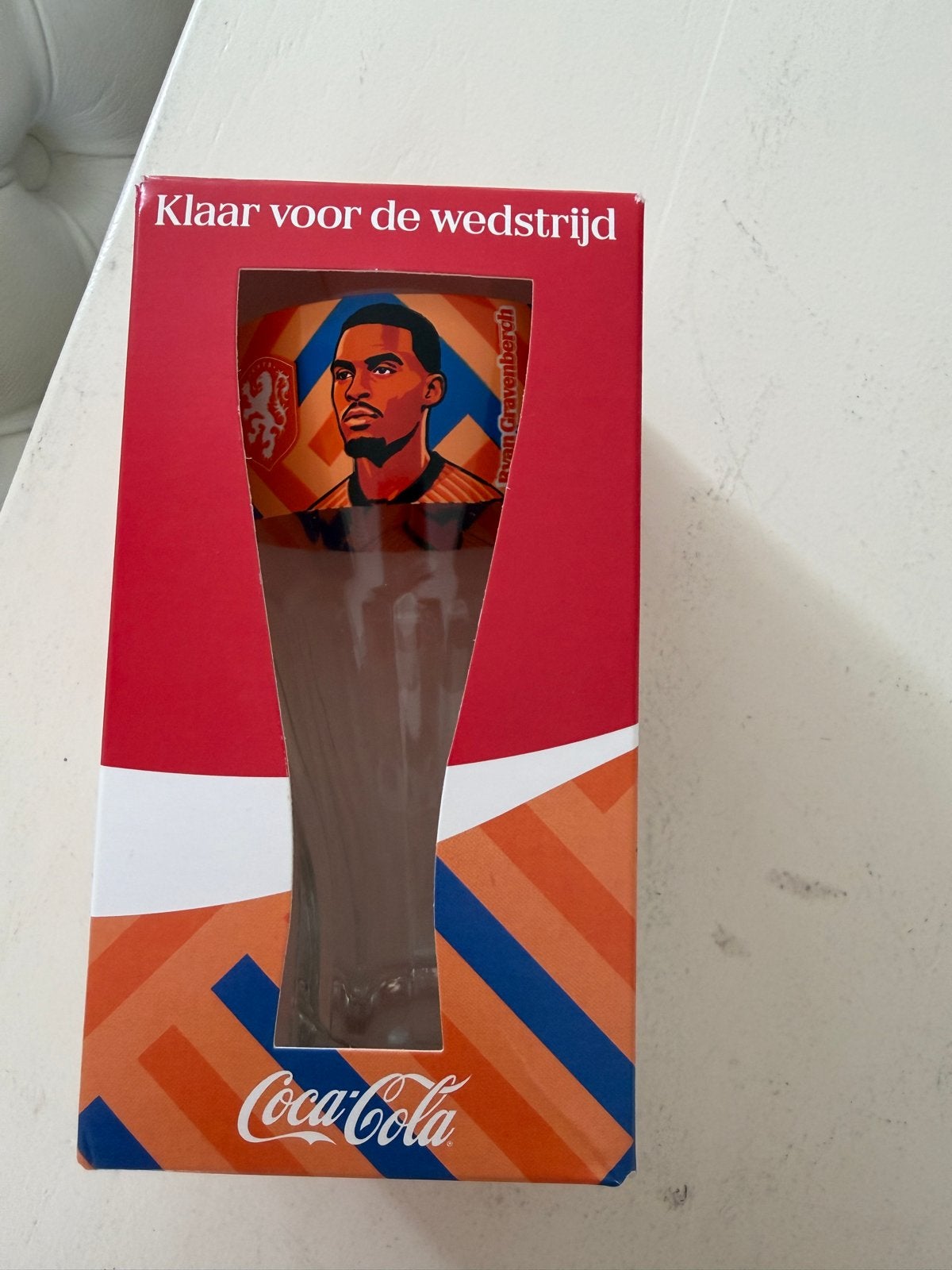 Coca-Cola Oranje Glas Ryan Gravenberch - Nieuw in doos, Ophalen of Verzenden, Nieuw, Overige sporten, Overige typen