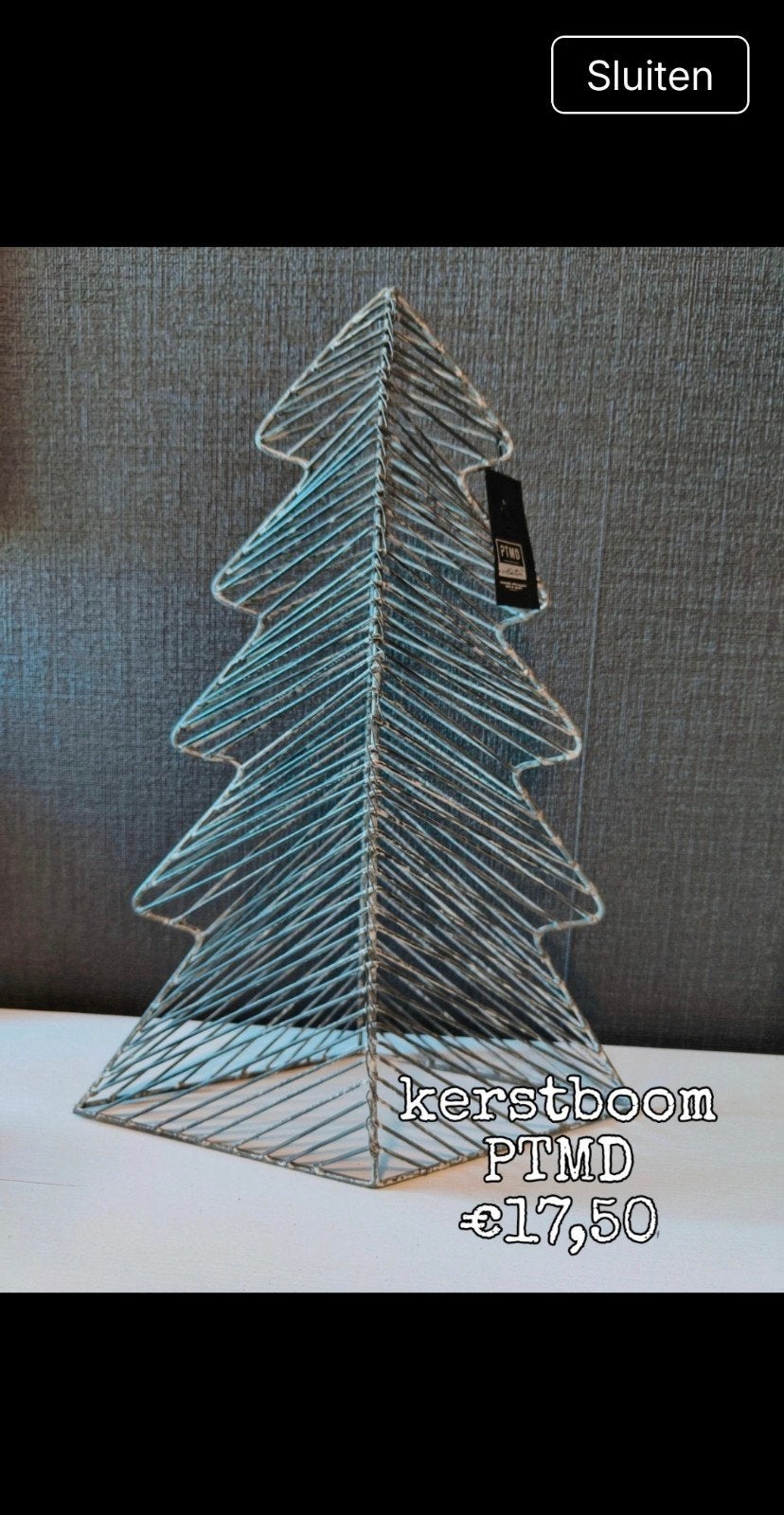 kerstboom ptmd, Ophalen of Verzenden