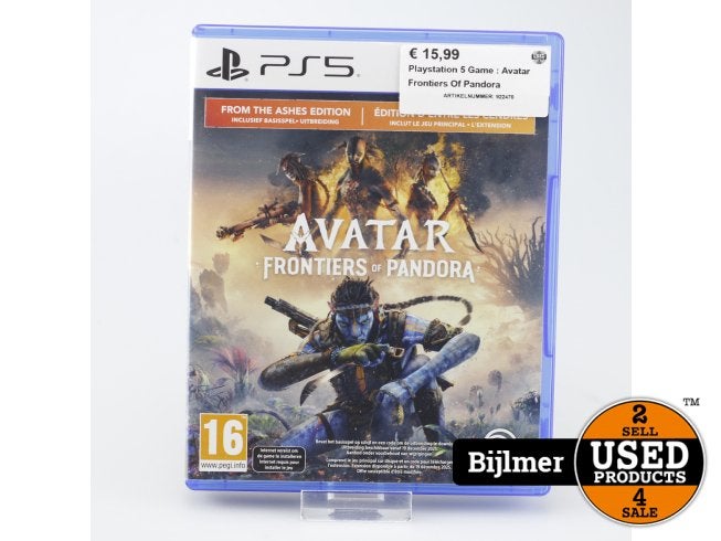 Playstation 5 Game : Avatar Frontiers Of Pandora, Sony, Zo goed als nieuw, Support@sony.com, 1-7-1 Konan, Minato-ku
Tokyo 108-0075
Japan
